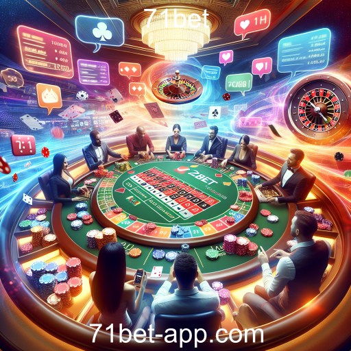 A Interatividade do 'Chat Ao Vivo' na 71bet